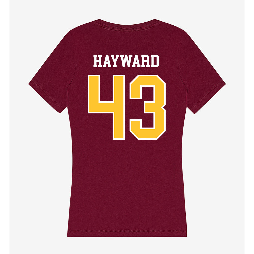 Central Michigan - NCAA Football : Kameran Hayward - Women's V-Neck T-Shirt-1