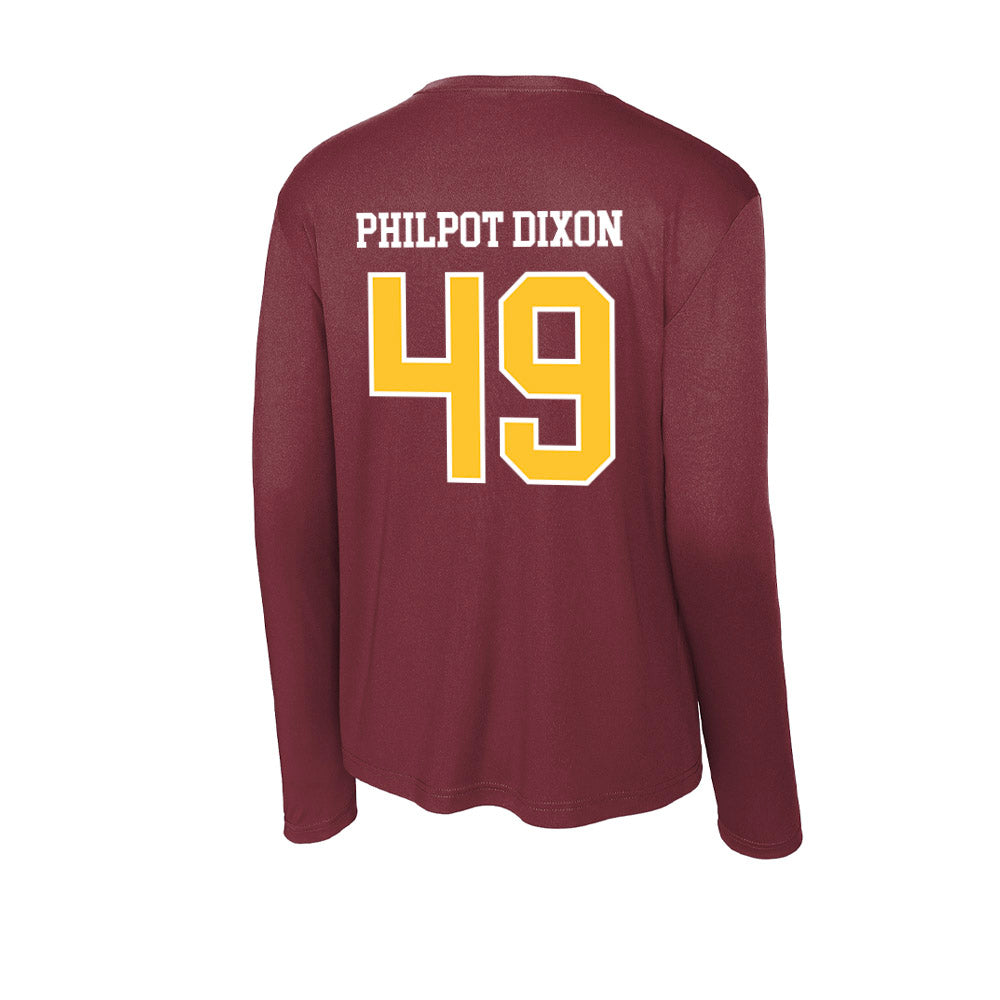 Central Michigan - NCAA Football : Jason Philpot Dixon - Activewear Long Sleeve T-Shirt-1