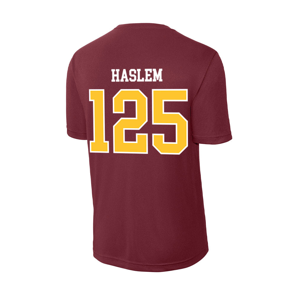 Central Michigan - NCAA Wrestling : Cristian Haslem - Activewear T-Shirt-1