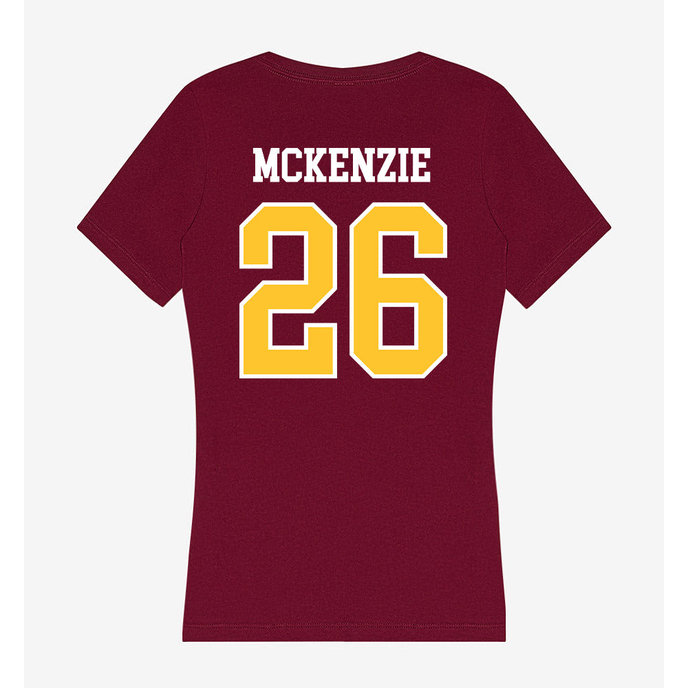 Central Michigan - NCAA Football : Matthew McKenzie - Women's V-Neck T-Shirt-1