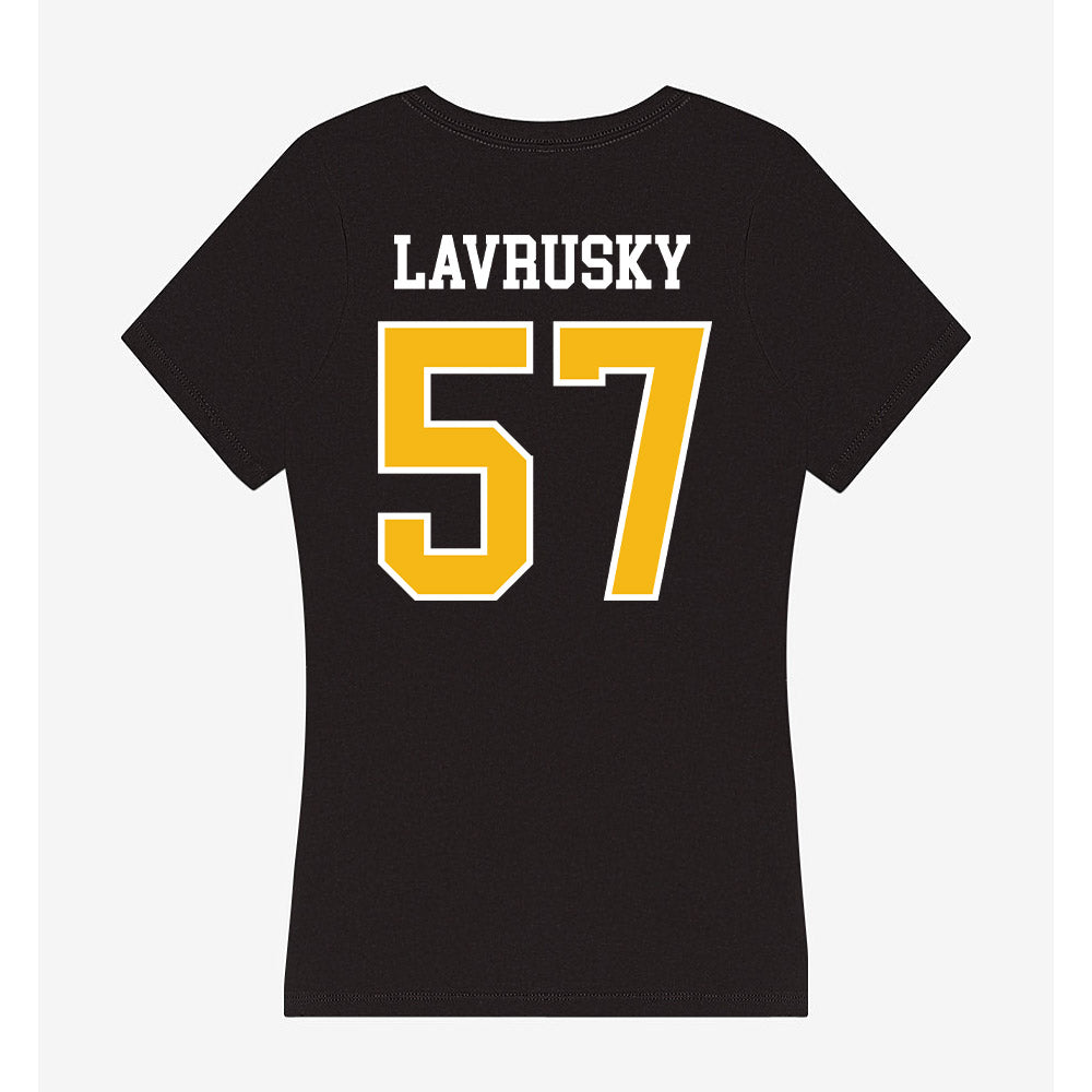 Northern Arizona - NCAA Football : Carter Lavrusky - Women's V-Neck T-Shirt-1