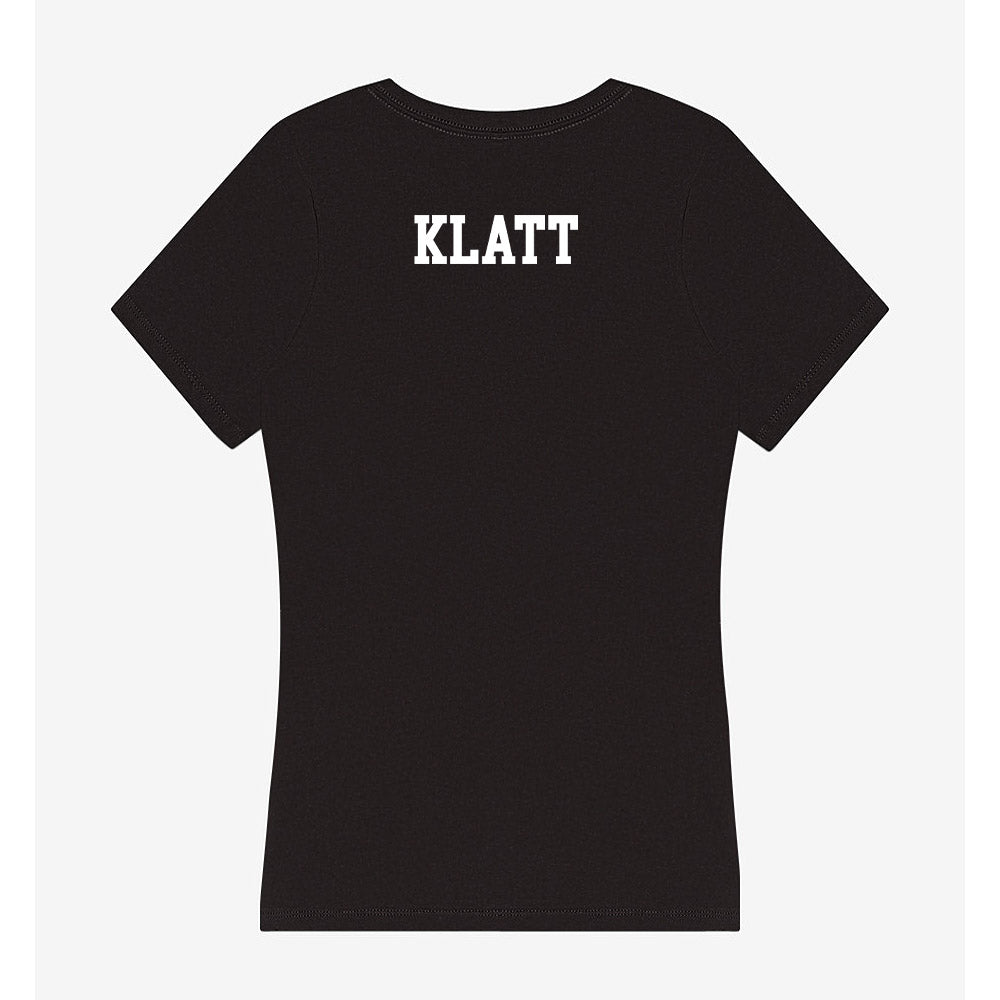 Northern Arizona - NCAA Women's Swimming & Diving : Katarina Klatt - Women's V-Neck T-Shirt-1