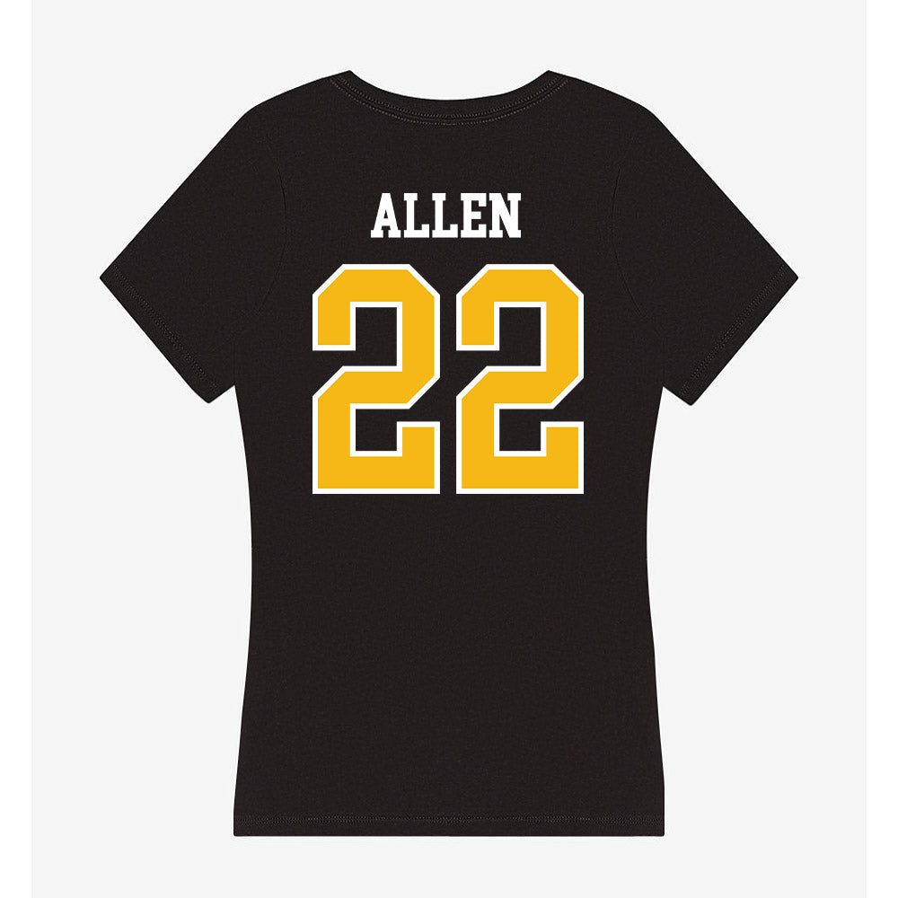 Northern Arizona - NCAA Football : Ammon Allen - Women's V-Neck T-Shirt-1