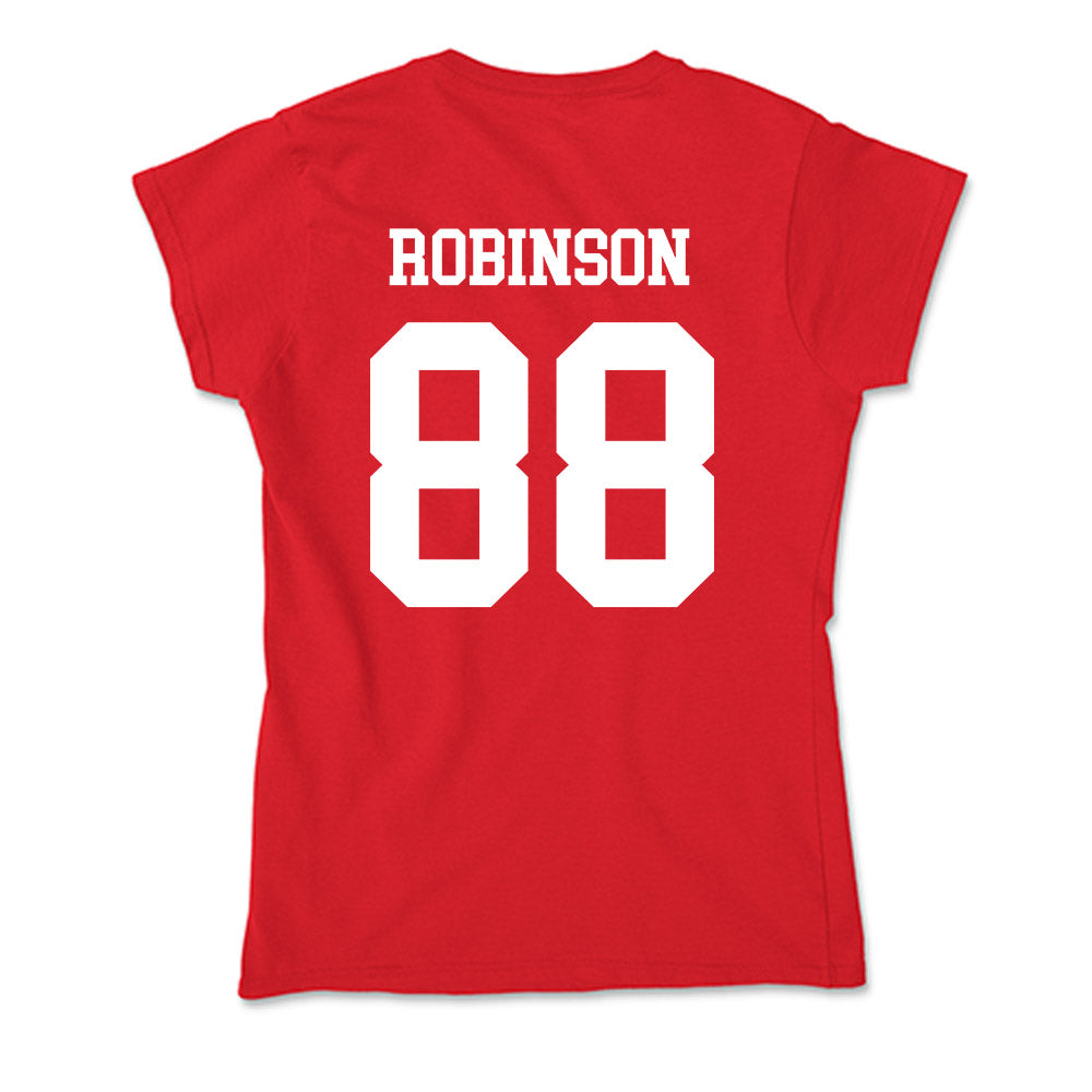 New Mexico - NCAA Football : Ajahvea Robinson - Soft Style Women’s T-Shirt-1