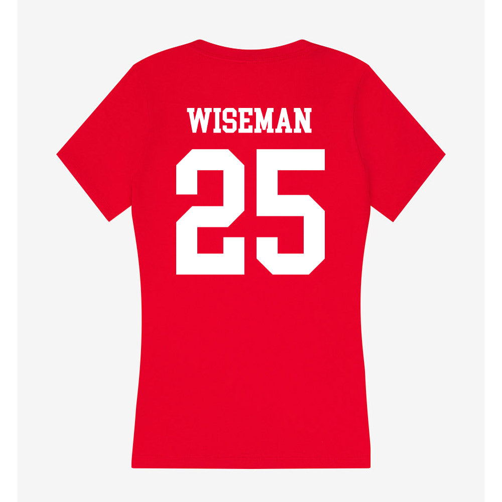 New Mexico - NCAA Baseball : Luke Wiseman - Women's V-Neck T-Shirt-1