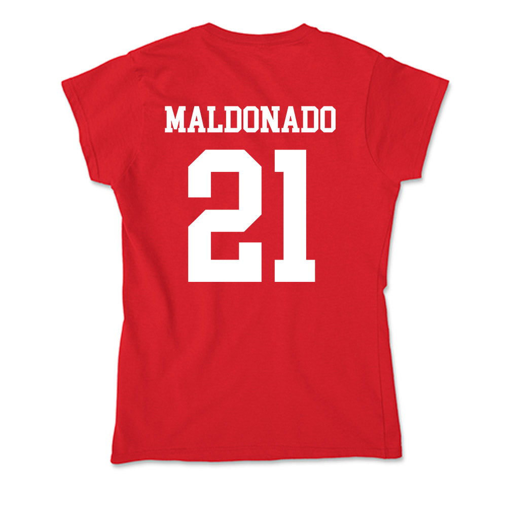 New Mexico - NCAA Football : Jacob Maldonado - Soft Style Women’s T-Shirt-1