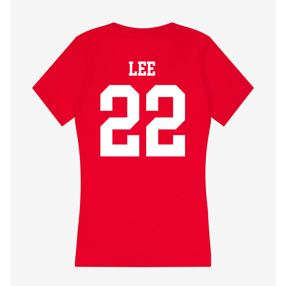 New Mexico - NCAA Baseball : Seth Lee - Women's V-Neck T-Shirt-1