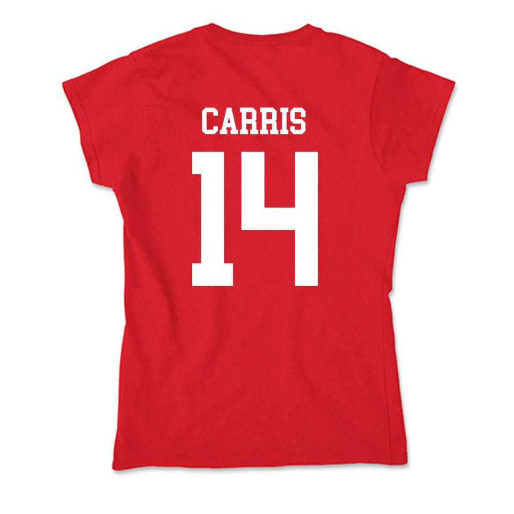 New Mexico - NCAA Baseball : Akili Carris - Soft Style Women’s T-Shirt-1