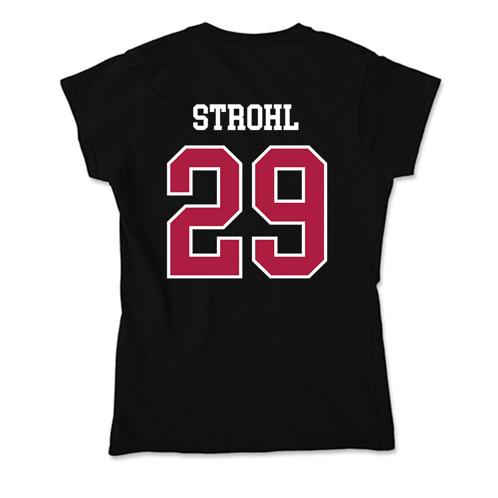 Detroit Mercy - NCAA Softball : Alyssa Strohl - Soft Style Women’s T-Shirt-1