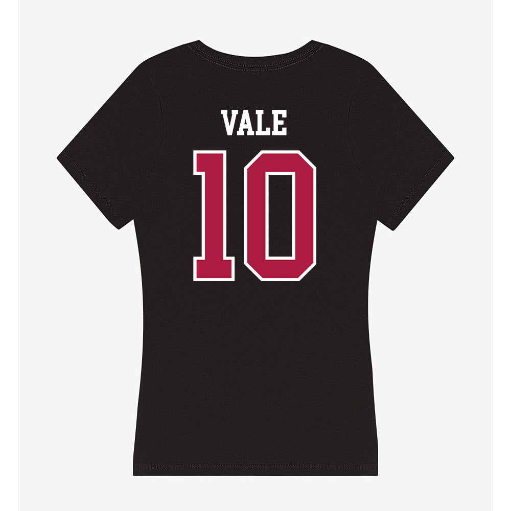 Detroit Mercy - NCAA Men's Lacrosse : Vince Vale - Women's V-Neck T-Shirt-1