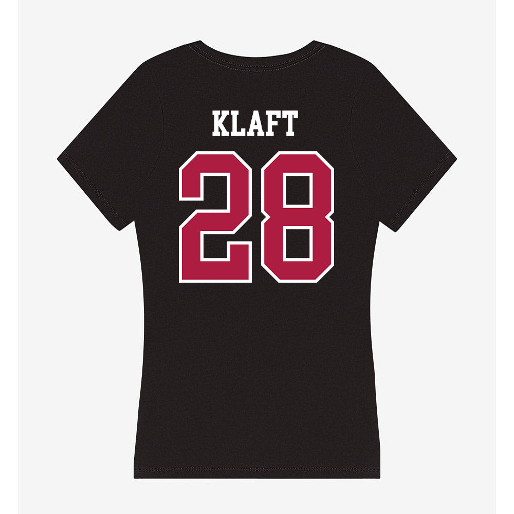 Detroit Mercy - NCAA Softball : Abby Klaft - Women's V-Neck T-Shirt-1