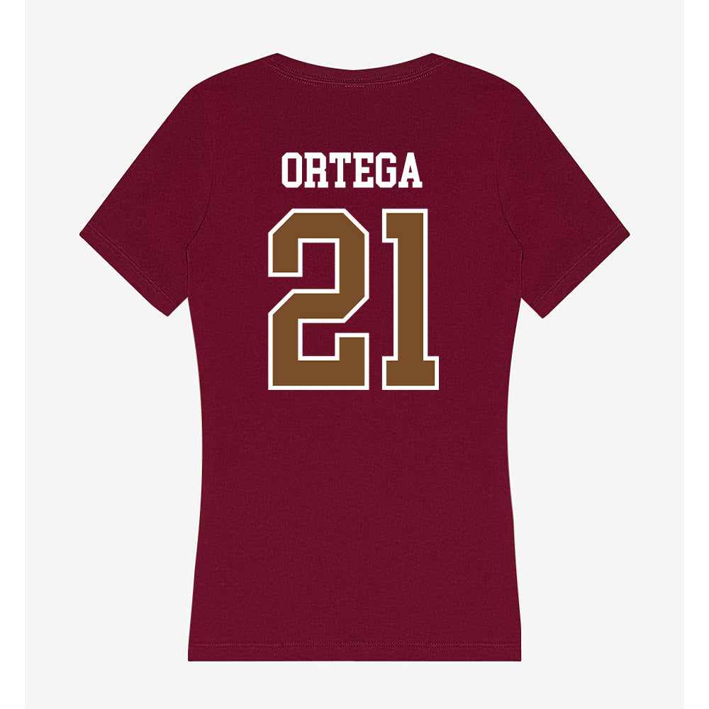 Montana - NCAA Softball : Cameryn Ortega - Women's V-Neck T-Shirt-1