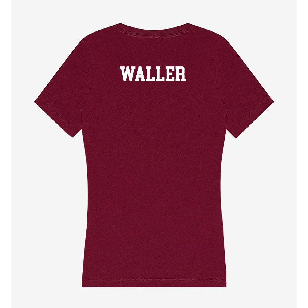 Montana - NCAA Men's Track & Field : Cadence Waller - Women's V-Neck T-Shirt-1
