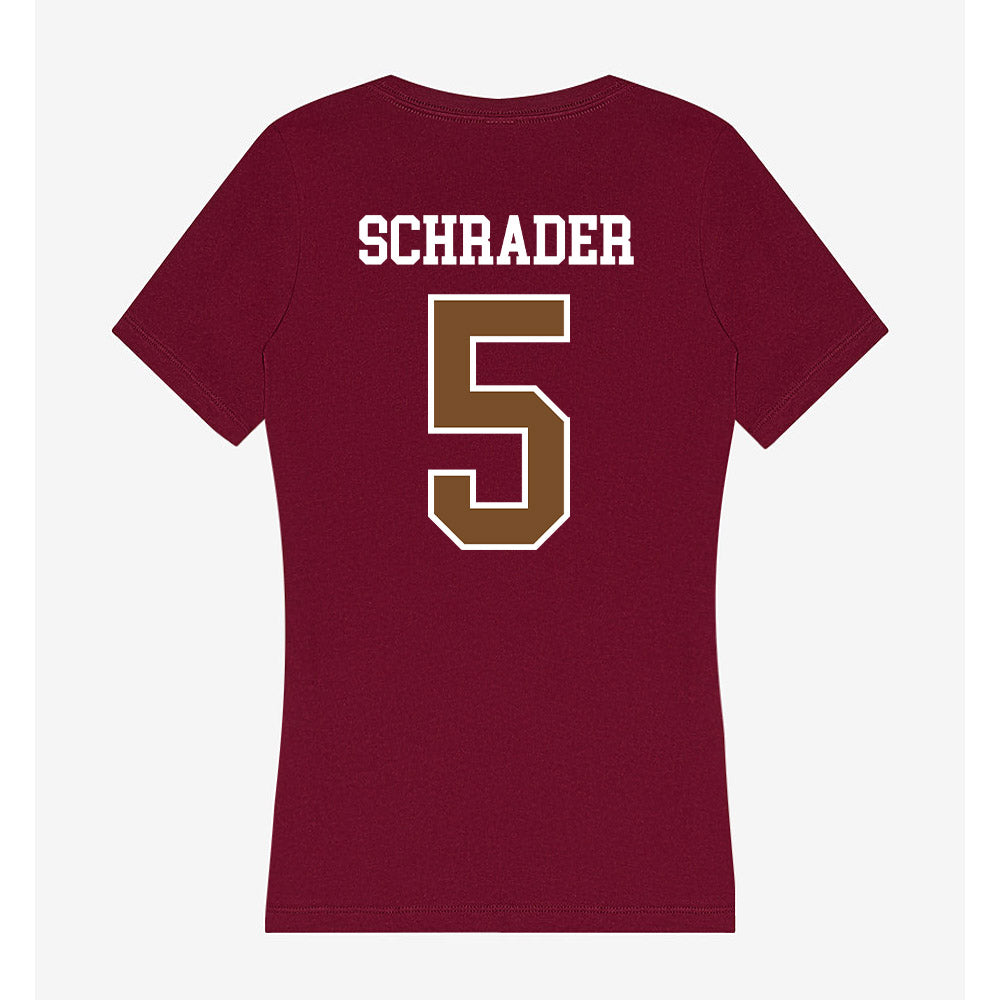 Montana - NCAA Football : Hudson Schrader - Classic Shersey Women's V-Neck T-Shirt-1