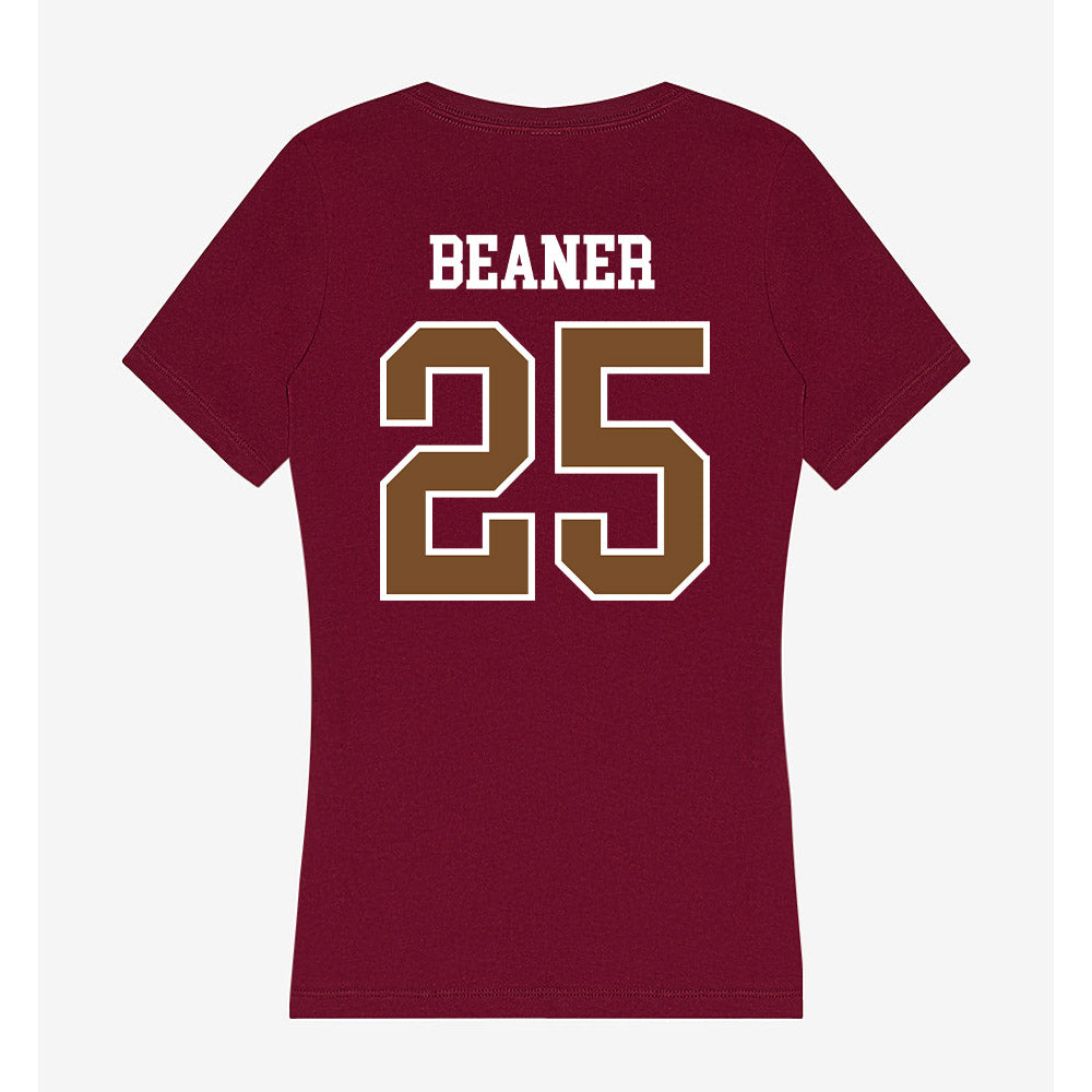 Montana - NCAA Football : Brady Beaner - Women's V-Neck T-Shirt-1