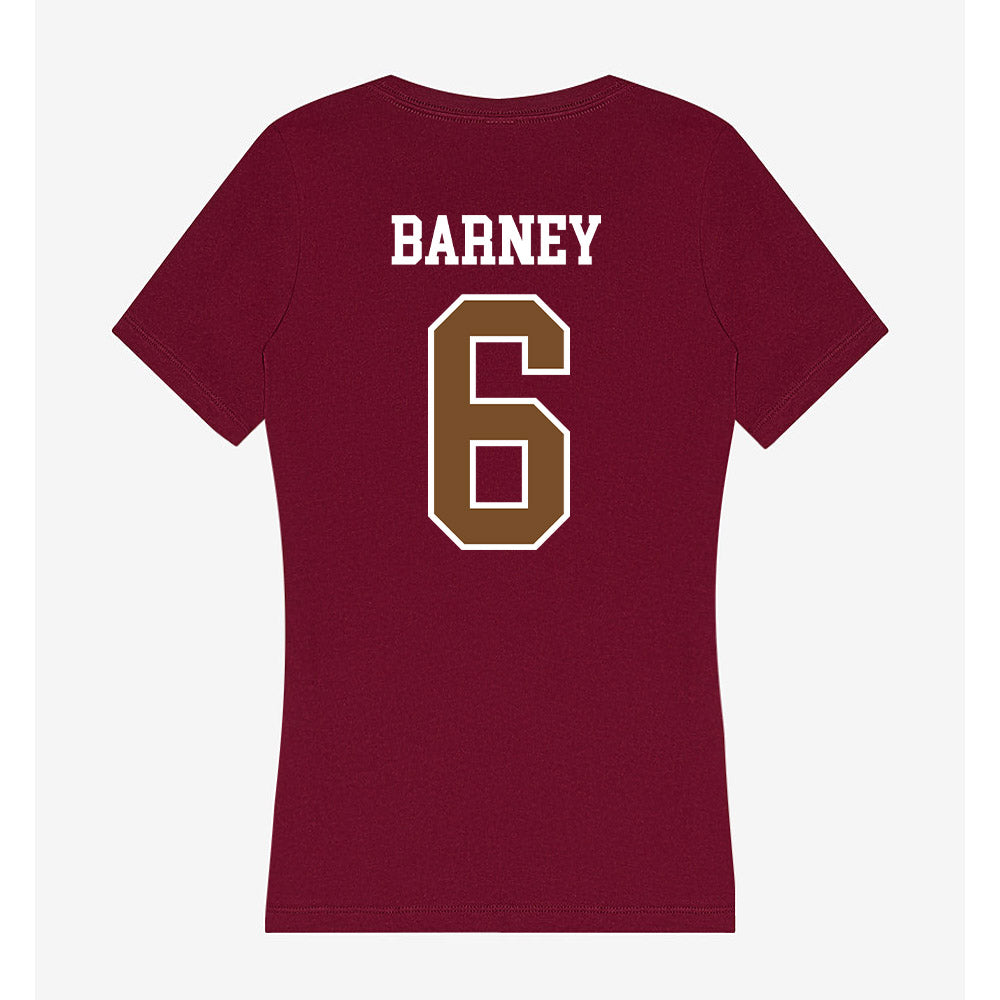 Montana - NCAA Softball : Jenna Barney - Women's V-Neck T-Shirt-1