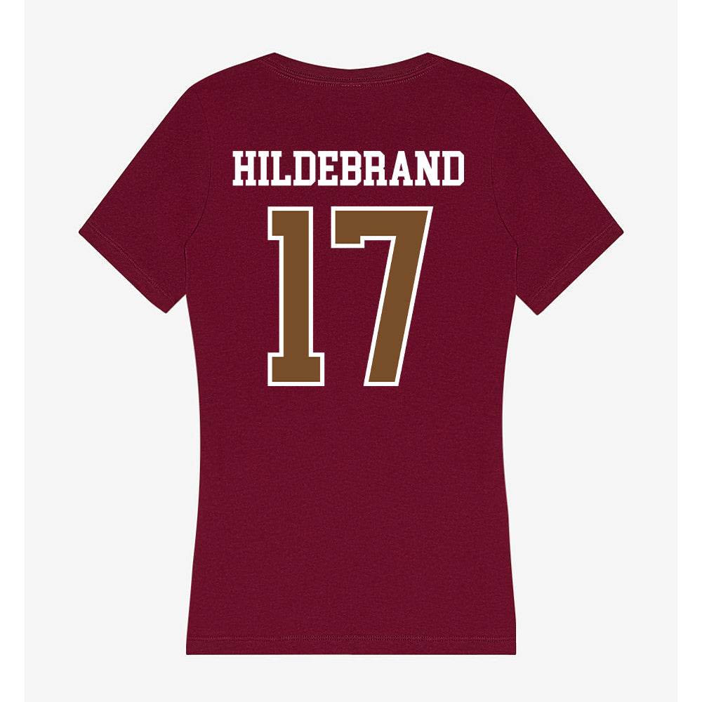 Montana - NCAA Women's Soccer : Mackenzie Hildebrand - Women's V-Neck T-Shirt-1