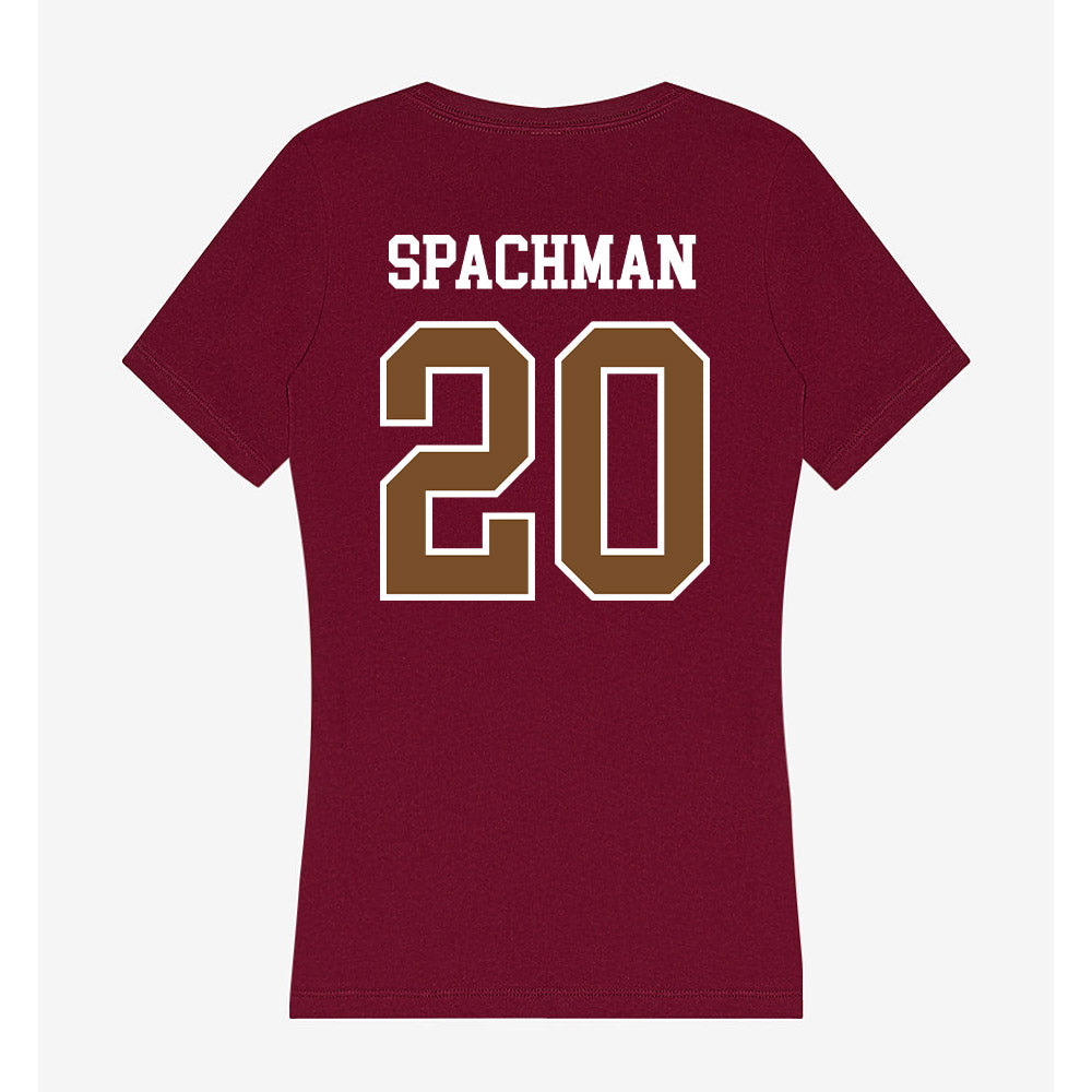 Montana - NCAA Women's Volleyball : Carley Spachman - Women's V-Neck T-Shirt-1