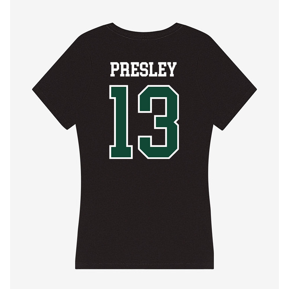 Portland State - NCAA Football : Jackson Presley - Women's V-Neck T-Shirt-1