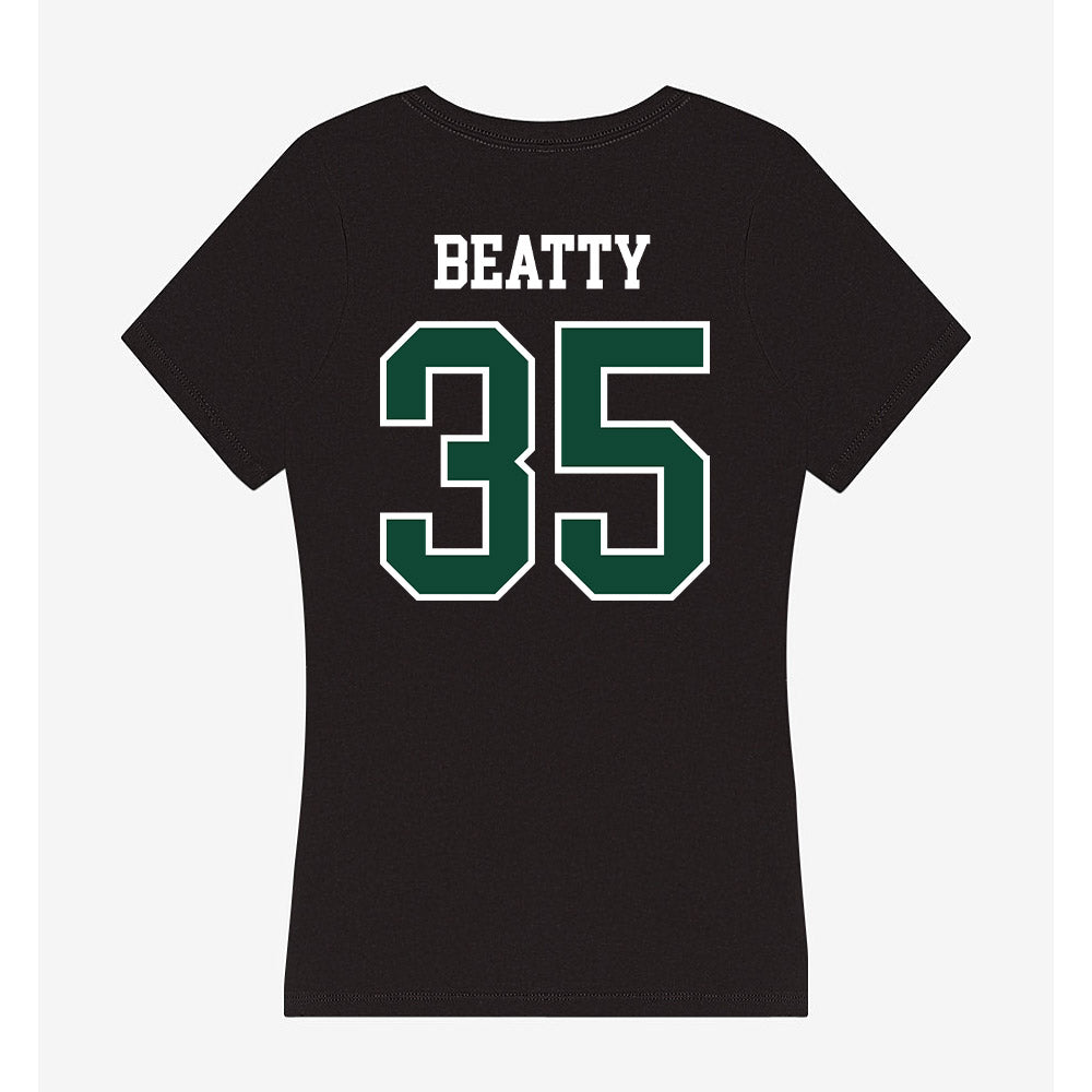 Portland State - NCAA Men's Basketball : Matt Beatty - Women's V-Neck T-Shirt-1