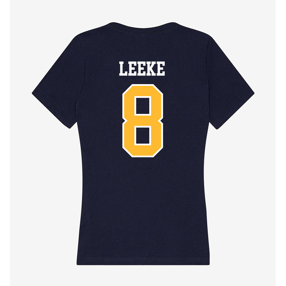 UW Eau Claire - NCAA Women's Volleyball : Bailey Leeke - Women's V-Neck T-Shirt-1