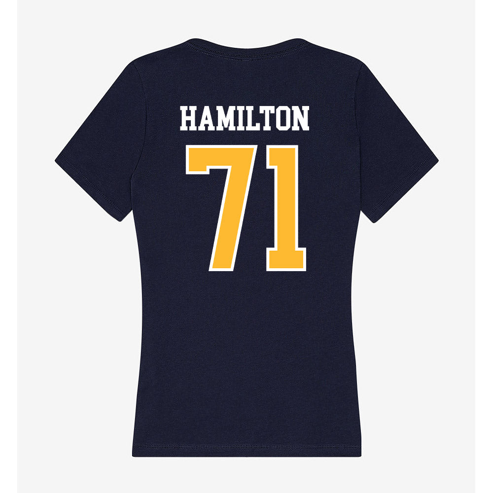 UW Eau Claire - NCAA Football : Joey Hamilton - Women's V-Neck T-Shirt-1