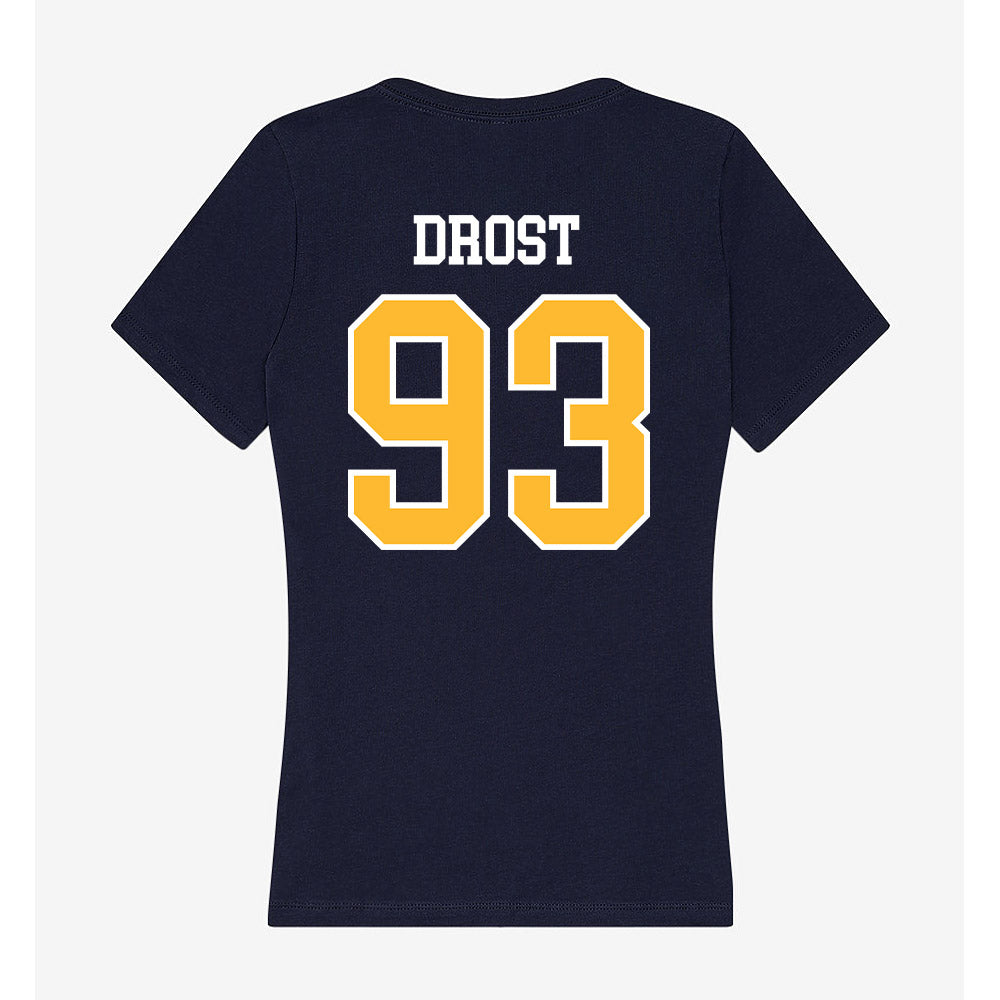 UW Eau Claire - NCAA Football : aidan drost - Women's V-Neck T-Shirt-1