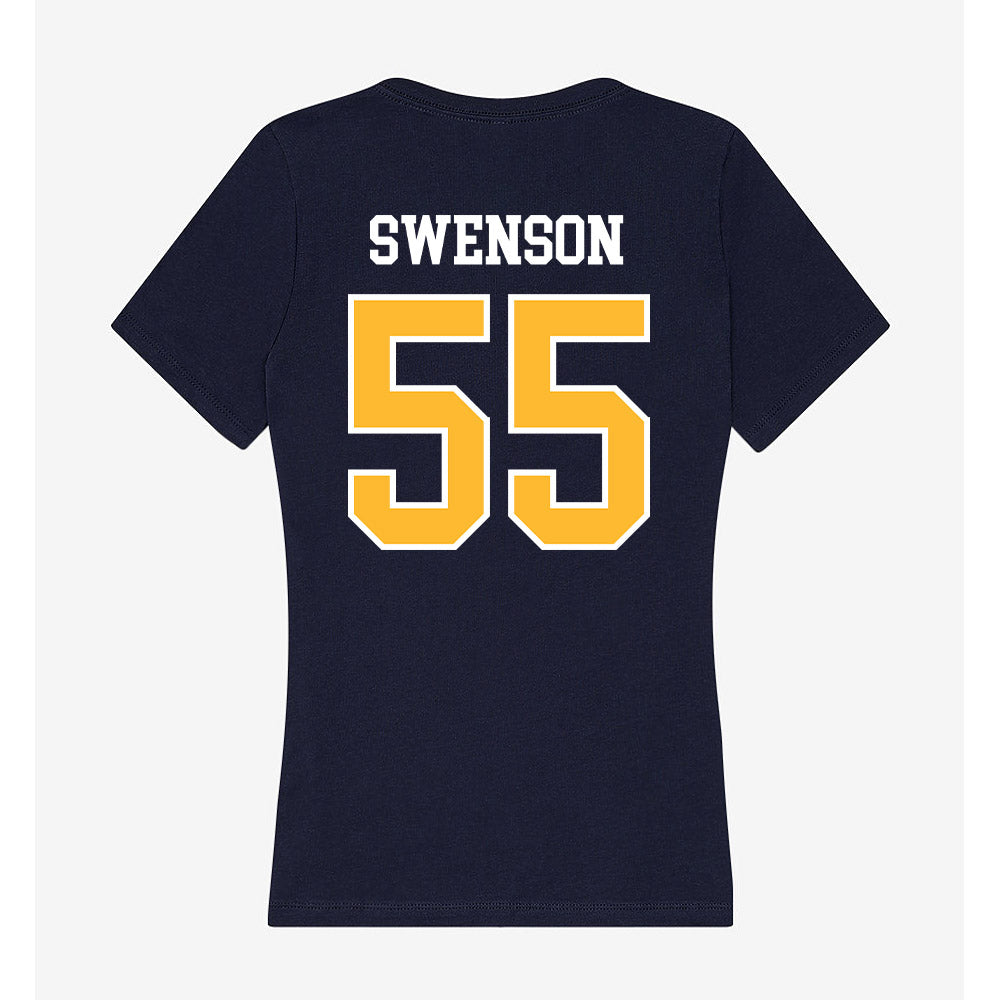 UW Eau Claire - NCAA Football : Lucas Swenson - Women's V-Neck T-Shirt-1