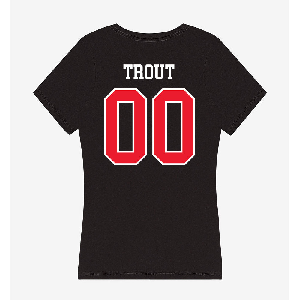 Southern Utah - NCAA Women's Soccer : Tatum Trout - Women's V-Neck T-Shirt-1