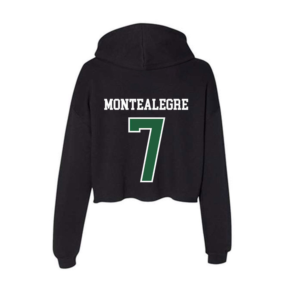 Utah Valley - NCAA Men's Soccer : Jose Luis Martin Montealegre - Women's Crop Fleece Hoodie-1