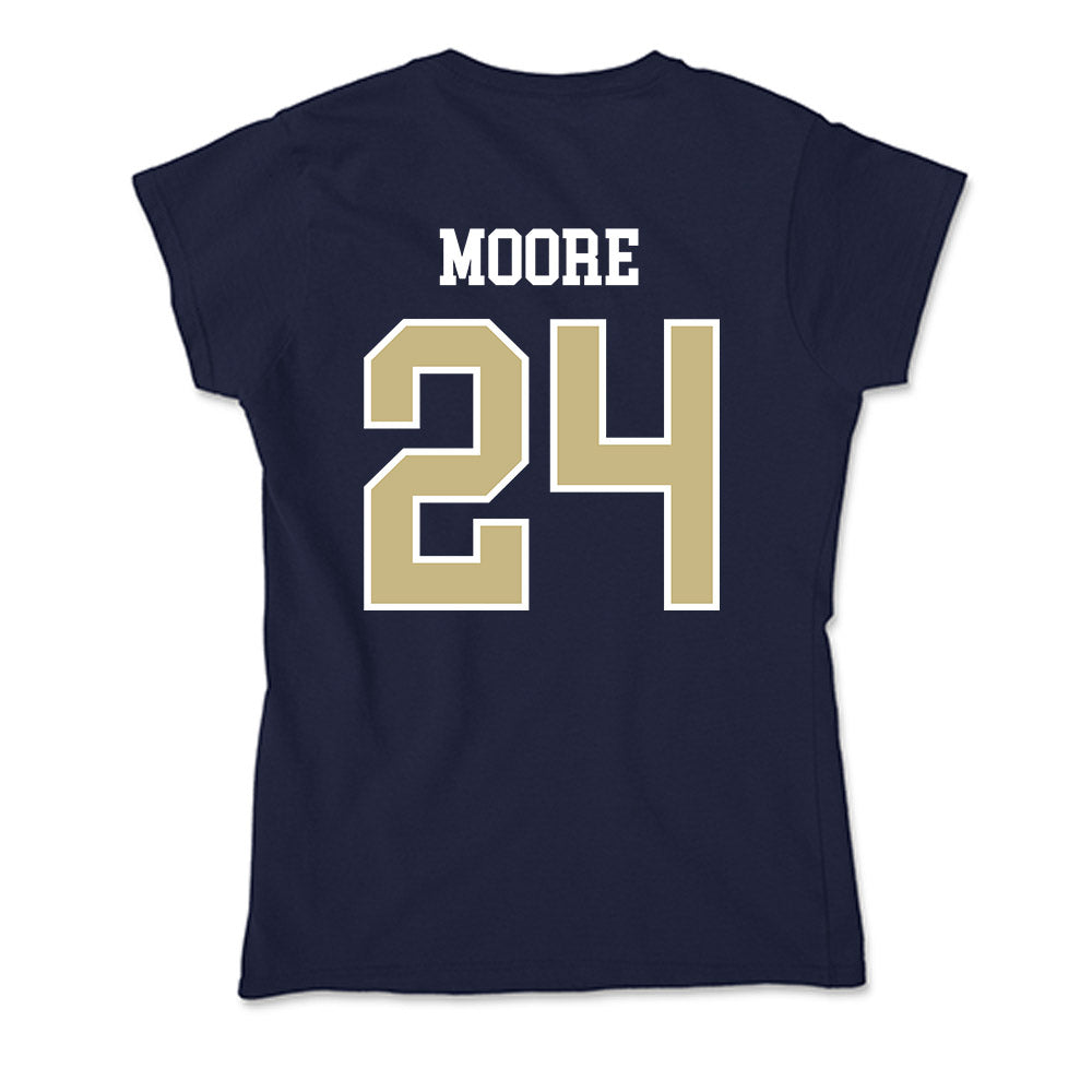 Oral Roberts - NCAA Men's Basketball : Josiah Moore - Soft Style Women’s T-Shirt-1