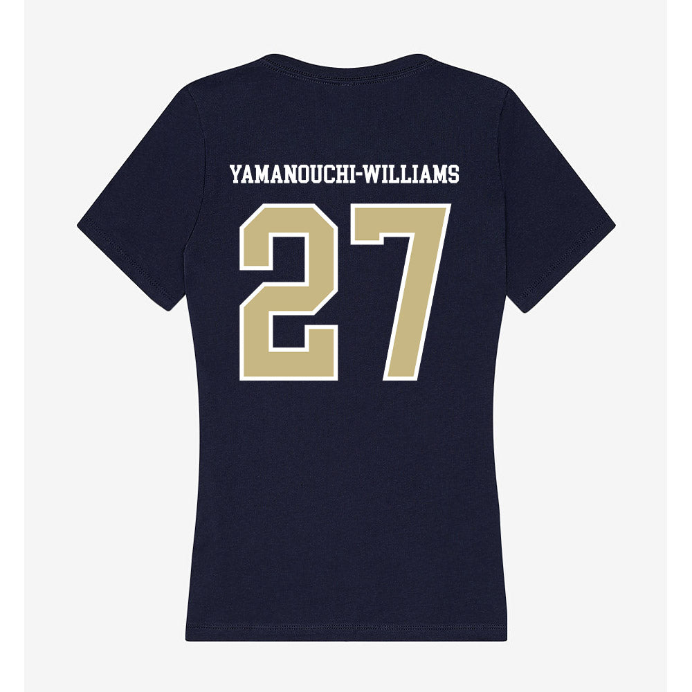 Oral Roberts - NCAA Men's Basketball : Yuto Yamanouchi-Williams - Women's V-Neck T-Shirt-1