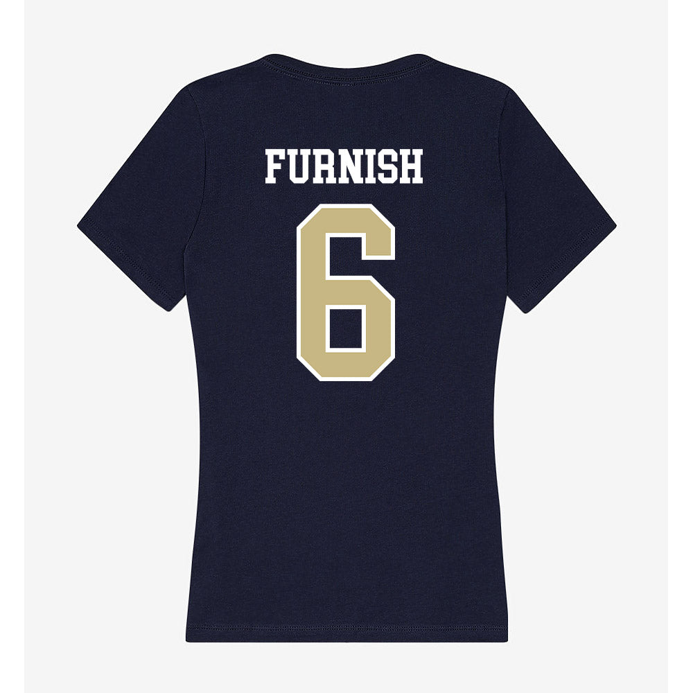 Oral Roberts - NCAA Men's Basketball : Cal Furnish - Women's V-Neck T-Shirt-1