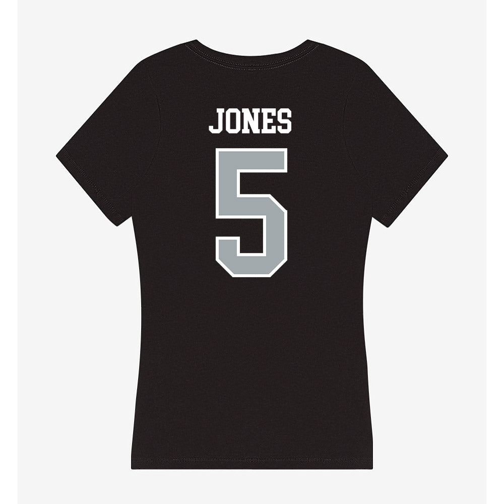 Providence - NCAA Men's Basketball : Jamier Jones - Women's V-Neck T-Shirt-1