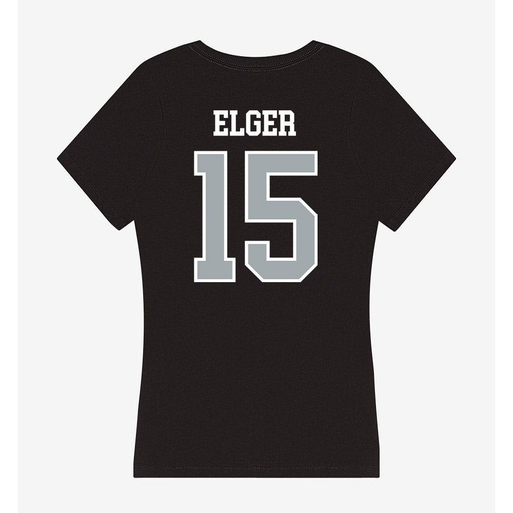 Providence - NCAA Men's Ice Hockey : Will Elger - Women's V-Neck T-Shirt-1