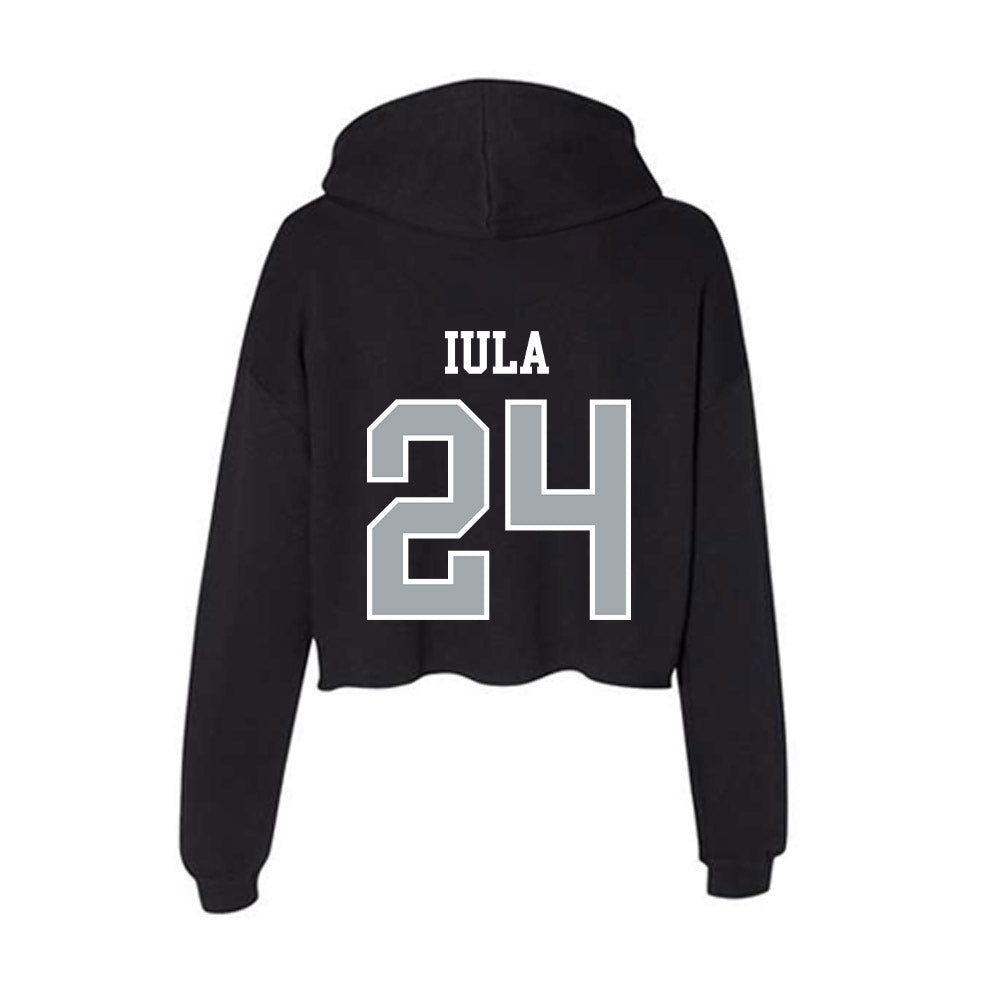 Providence - NCAA Softball : Valentina Iula - Women's Crop Fleece Hoodie-1