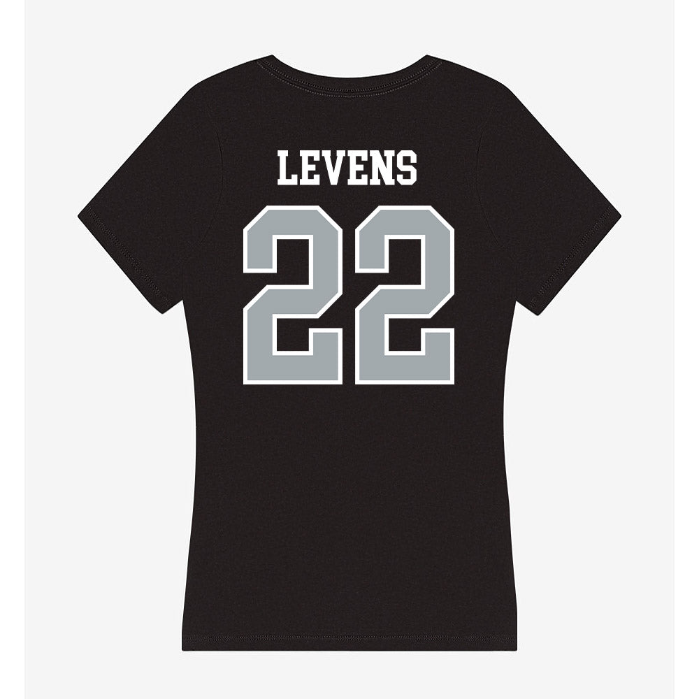 Providence - NCAA Men's Ice Hockey : Clint Levens - Women's V-Neck T-Shirt-1