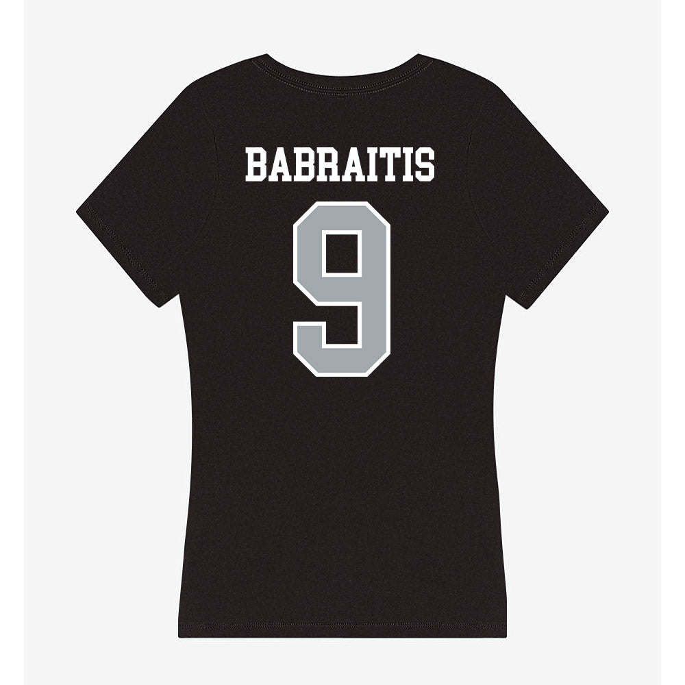 Providence - NCAA Women's Basketball : Austeja Babraitis - Women's V-Neck T-Shirt-1