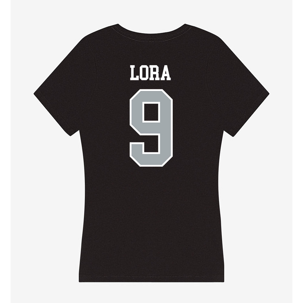 Providence - NCAA Men's Soccer : Pepe Lora - Women's V-Neck T-Shirt-1