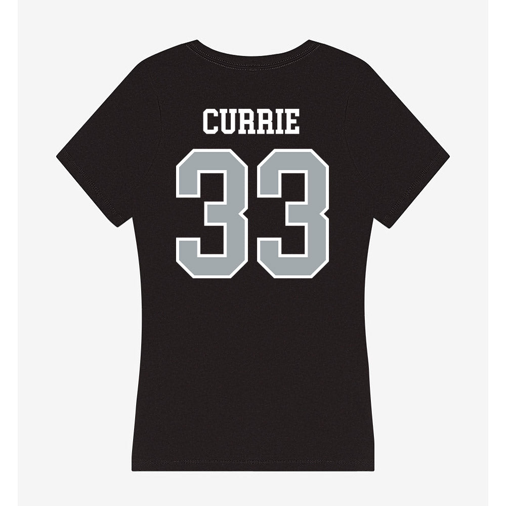 Providence - NCAA Women's Ice Hockey : Taya Currie - Women's V-Neck T-Shirt-1