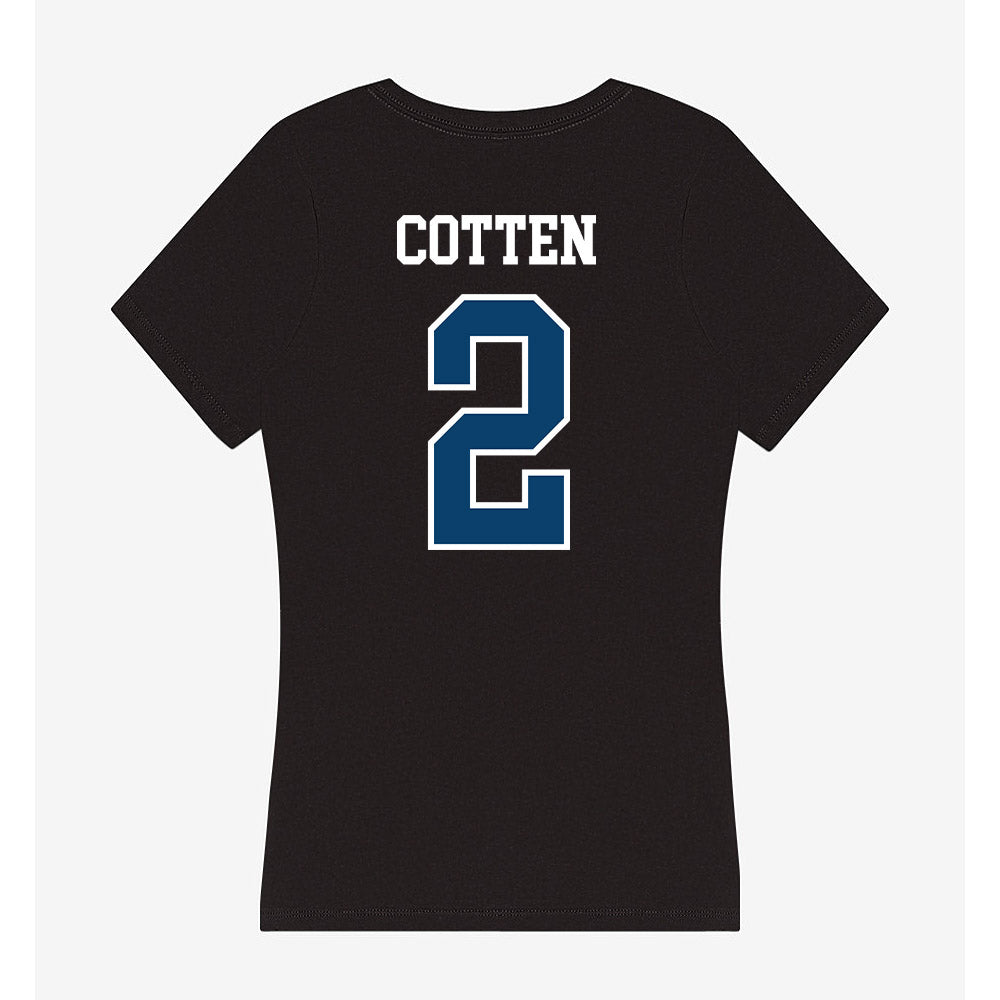 Saint Peter's - NCAA Women's Basketball : Iyanna Cotten - Women's V-Neck T-Shirt-1