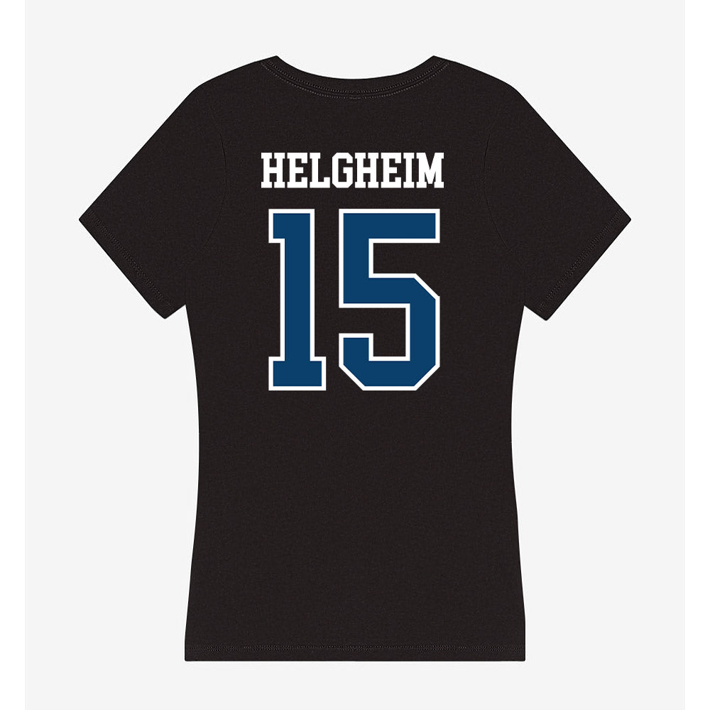 Saint Peter's - NCAA Men's Soccer : Thomas Helgheim - Women's V-Neck T-Shirt-1