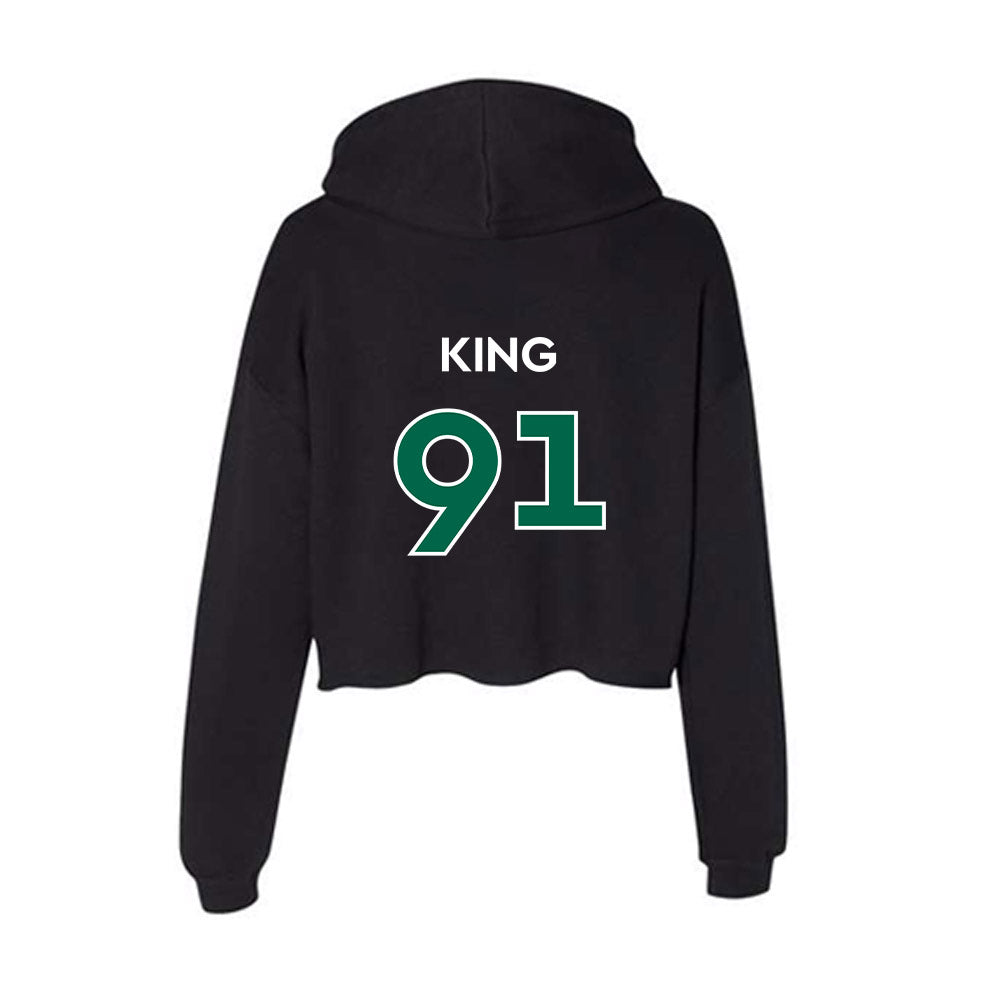 Illinois Wesleyan - NCAA Football : Anaijs King - Women's Crop Fleece Hoodie-1