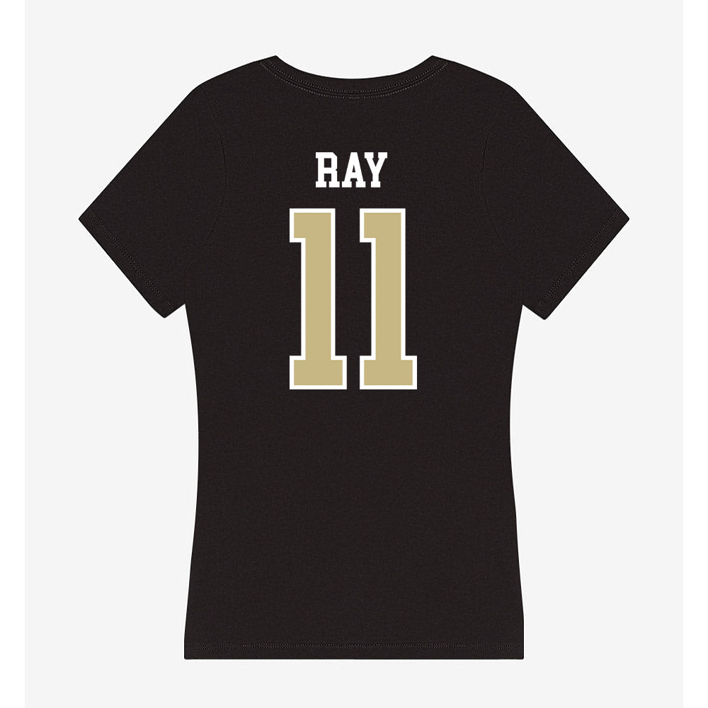 Albion - NCAA Men's Basketball : Dwayne Ray - Women's V-Neck T-Shirt-1