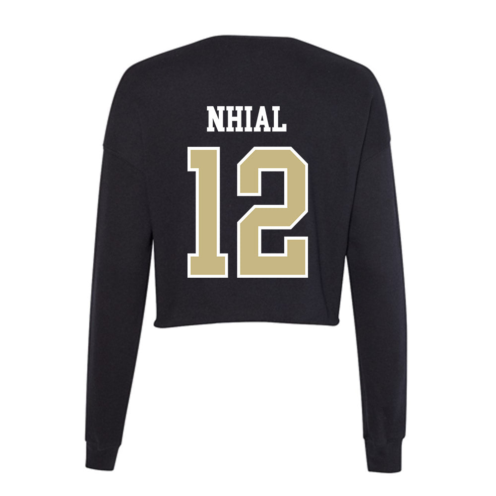 Albion - NCAA Women's Basketball : Anyieth Nhial - Women's Cropped Crew Fleece-1