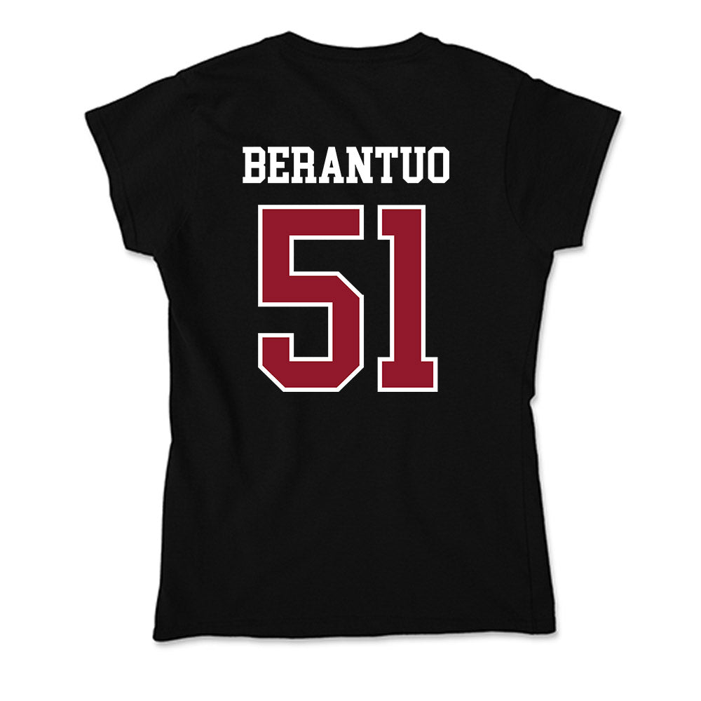 Lafayette College - NCAA Football : Maddox Berantuo - Soft Style Women’s T-Shirt-1