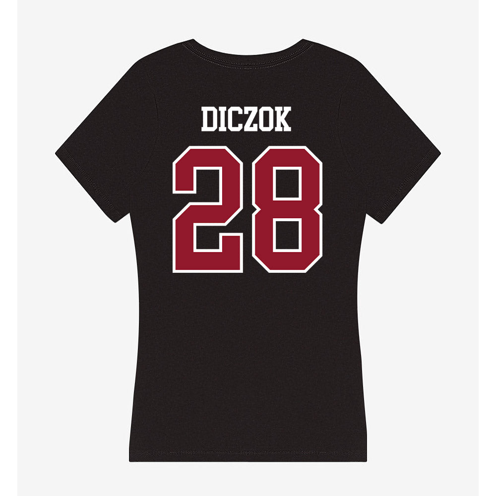 Lafayette College - NCAA Men's Lacrosse : Sean Diczok - Women's V-Neck T-Shirt-1