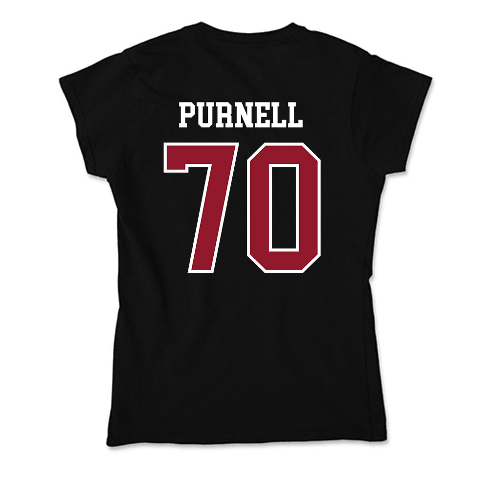 Lafayette College - NCAA Football : Quinn Purnell - Soft Style Women’s T-Shirt-1