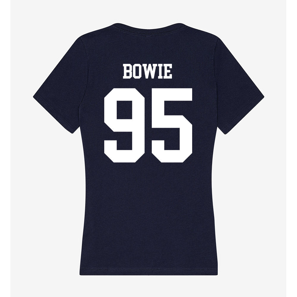 Jackson State - NCAA Football : Kazarius Bowie - Women's V-Neck T-Shirt-1