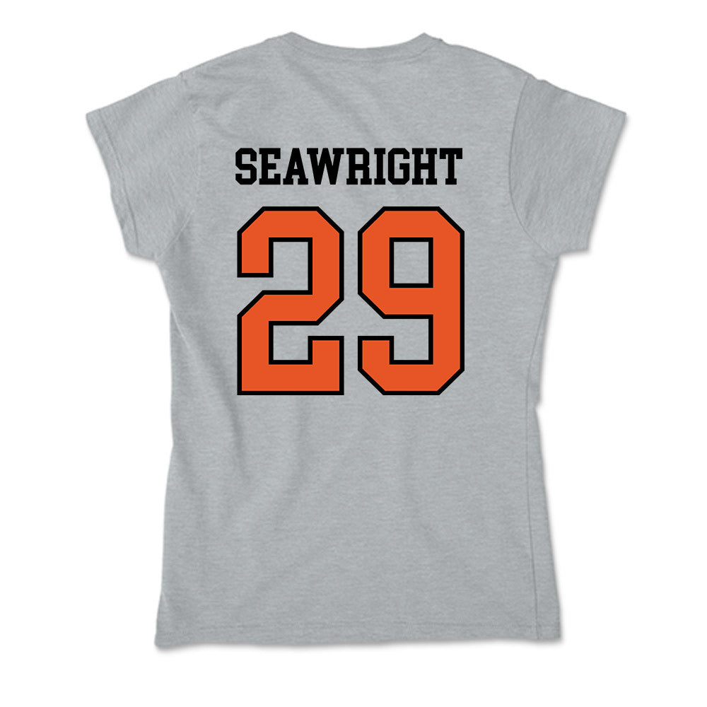 Pacific - NCAA Women's Soccer : ABIGAIL SEAWRIGHT - Soft Style Women’s T-Shirt-1